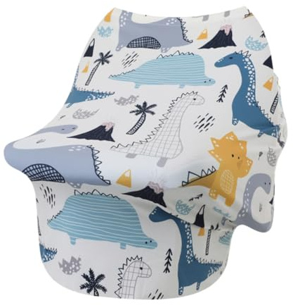 SOPOTUTU Outdoor Nursing Cover Stroller Windproof Shade Breathable Nursing Scarf Multifunctional Breastfeeding Cloak Practical Car Seat Cover