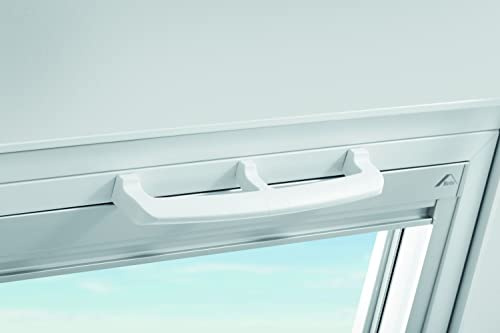 Original Roto Fenstergriff | Fenster Griff für Dachfenster der Baureihe Q Holz und Kunststoff | Farbe Weiß