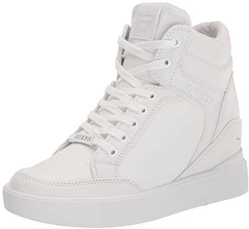 GUESS Damen Blairin Sneaker, Weißes Logo, 38 EU