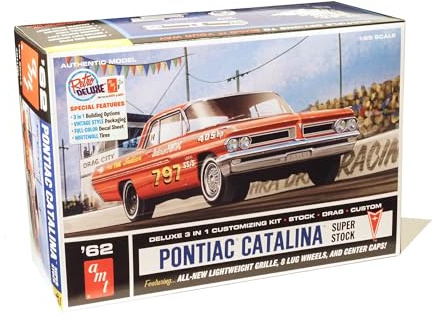 AMT 1962 Pontiac Catalina Super Stock 1:25 Scale Model Kit