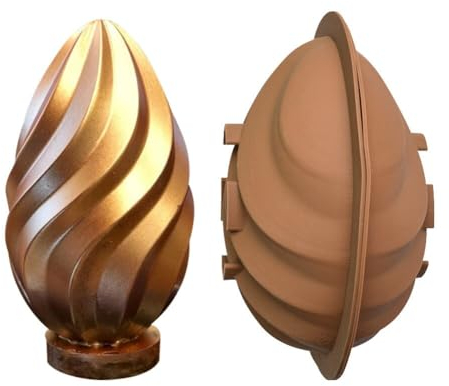 Ostern Schokolade Ei Formen,Asudaro Silikon Osterei Schokolade Formen Non-Stick Diy Backen Süßigkeiten Formen für Ostern Dekorationen Halbkugel Silikonform Backformen Typ 5