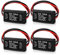 Horamekia 4Piece GS-100A Modulo Lampeggiatore Luce Freno DC 12-24V 24W Controller Freno Alto Controllore di Sicurezza Posteriore
