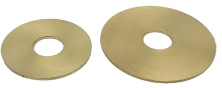FASOLI Rondelle en laiton ultra-mince, joint plat en laiton, décoration de lustre 30mm * 1mm, 40mm * 1mm, 50mm * 1mm, épaisseur 1mm. 2 pièces(40mm*1mm)