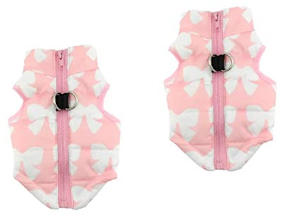 BUGUUYO 2stücke Pet Dog Winter Vest Wasserdichtes Und Warmes Haustier Weste Für Hunde Xs Stylisches Design Atmungsaktives Material Für Herbst Und Winter Für Und Sport