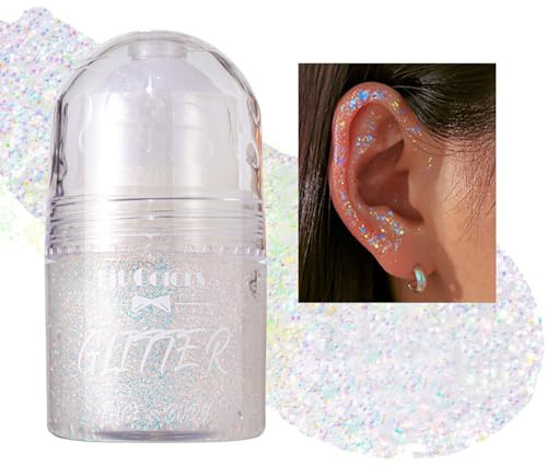 Paillettes Visage Roll on Gel à Paillettes pour le Corps cheveux Rave Fête 25ml