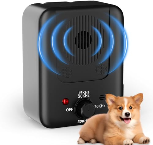 QEWEUUIE Anti Bell Gerät Hunde - 2026 Upgrade 3Modi Antibell Ultraschall Gerät - 50 Fuß Reichweite - Wiederaufladbares Automatisch Ultraschall Hundegebell Bellstopp für Große Mittler Kleine Hunde