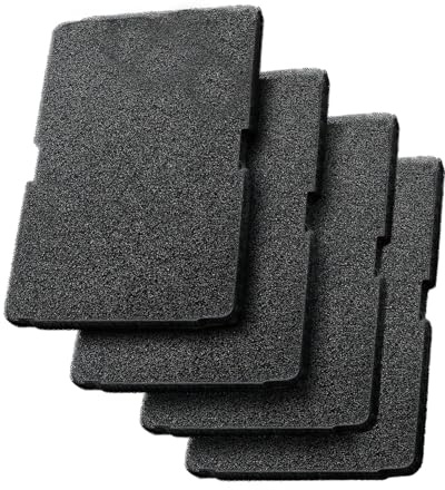 GAJUS 4pcs Filtro Asciugatrice pour Beko Smeg Whirlpool Bosch 240x155x10mm 2964840100, Kit Pulizia con Filtro Panni, Spugna e Spazzola per Asciugatrice, Pulisci Filtro Asciugatrice Efficiente