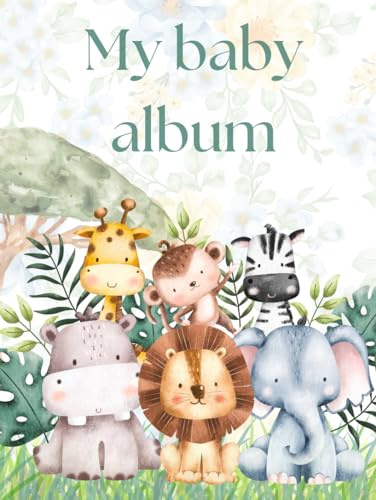 Keepsake memory book for baby: A milestone journal about baby's life, from the announcement of pregnancy to the age of 5 (Little friends collection)