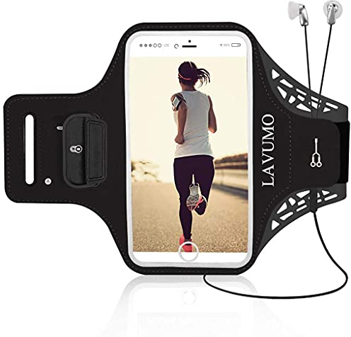 Fascia Braccio per Smartphone iphone 11 X XS XR XS MAX,Running Porta Cellulare per Huawei P30 Pro P20 lite P20 Pro Mate 20 Lite P10 Lite Samsung S10 S9 S8 S7 A50 A40 Corsa Esercizio Palestra Jogging