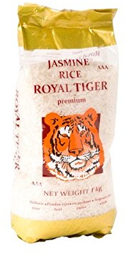 Royal Tiger Jasmin Riz parfumé entier 4 x 1 kg