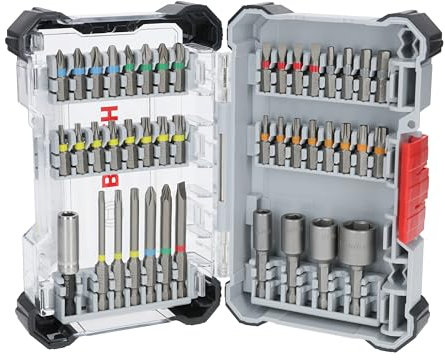 Bosch 43x Extra Hard Schrauberbit-Set, 43‑tlg. (197 x 110,5 mm, Professional Zubehör Schraubendreher, Bohrschrauber)