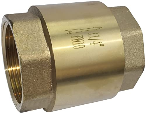 AERZETIX - C53444 - Universal rückschlagventil PN10-1 1/4'' zoll - gewinde weiblich - weiblich - aus messing - hydraulischen anlage - wassersystems