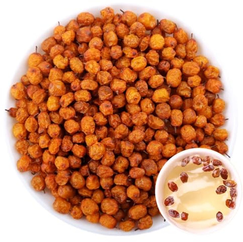 100% Sea Buckthorn Dried Berries 80G/2.82oz frutos silvestres naturales de espino de mar, sin aditivos, yogur, batido, bocadillos