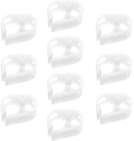 ECSiNG 10 Pièces Collier de Serrage Réglable Colliers de Serrage en PP Colliers de Serrage Clip de Contrôle du Débit d'eau Pince de Tube Réglable pour Contrôler le Débit de Liquide Dans le Tuyau