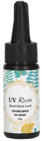 Pegamento de resina UV, velocidad de curado rápido UV de cristal transparente de alta viscosidad para decoraciones artesanales para la fabricación de joyas