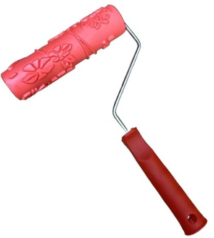 Gralara Rodillo de pintura con estampado en relieve DIY, herramienta de Arte de pintura, herramienta decorativa para pintura de pared de techo, instalación, estilo b