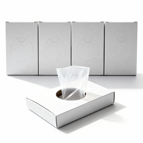 Hygienebeutel aus Polyethylen (PE) 30 Stück je Box, PE-Hygienebeutel weiß, Damenhygiene-Beutel für Damenbinden & Tampons, Hygienebags für Hotels & Sanitäranlagen (5)