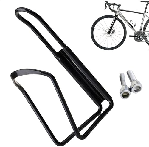 Flaskhållare för cykel – lätt cykelmugghållare med skruvar | robust cykelflaskhållare, universella cykeltillbehör för mountainbike, vägcykel, e- och utomhuscykling, svart, Siehe Beschreibung
