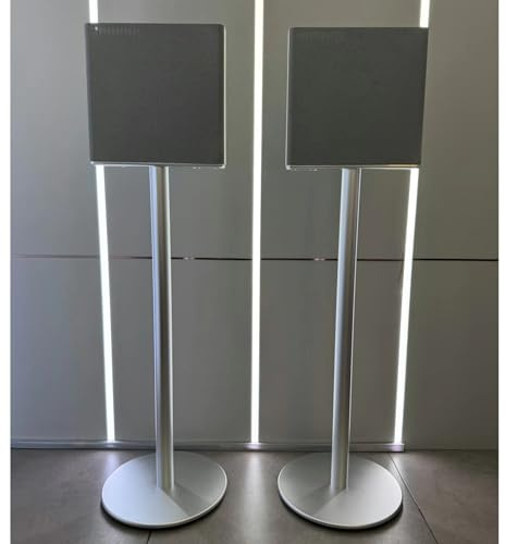 Lautsprecher Standfuß Kompatibel mit Sony BRAVIA Theater Quad Surround Sound System (HT-A9M2), Aluminium, Eingebautes Netzkabel (Anpassen 1 Paar)
