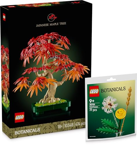 LEGO Bonsai träd: Japansk röd lönn – LEGO Botanicals japansk röd lönn bonsaiträd inklusive fältblommor 30701, bonsaiträd, nyheter 2025
