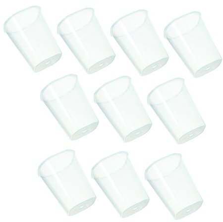 UKCOCO 10piezas Tazas Medidoras De Plástico Transparentes Para Cocinar Arroz Medidores De Precisión Para Cocinas Accesorios De Cocina Resistentes y
