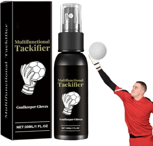 Grip Spray,Gants de Gardien Adhesive Spray,Gant de Gardien de But Spray Adhérent,Améliorez Votre Prise de Raquette,30ml