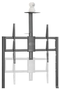 Support TV À Roulettes, Hauteur Réglable, Mobile Et Robuste, Avec Roulettes Pivotantes For Écran OLED 100 Pouces