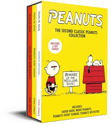 Peanuts Slipcase Set: The Second Classic Peanuts Collection: Peanuts Revisited / Peanuts Every Sunday / Good Grief More Peanuts