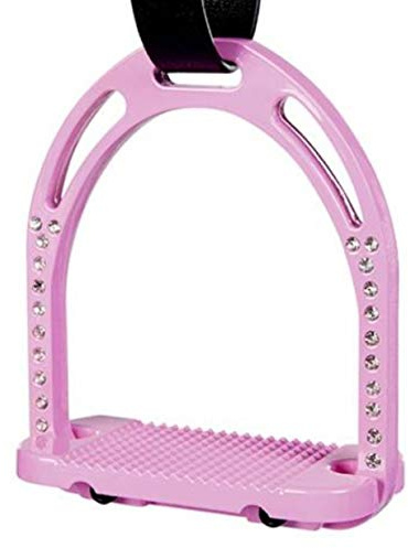 HKM Steigbügel-9343 pink 12, breite 12 cm