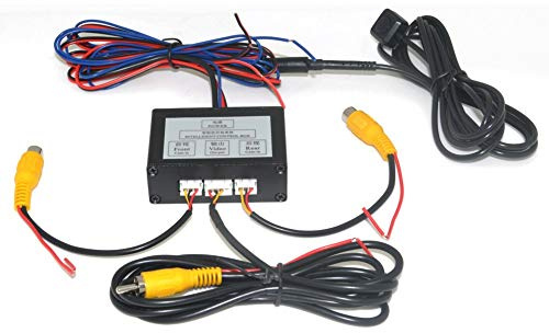 Auto Wayfeng WF® Bil 2 kameror växel kontrollbox 2-vägs kanal för fram/bak/höger/vänster vy parkeringskamera system videokontroll till LCD/DVD/DVR...