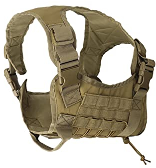 POPETPOP Hundegeschirr Für Hunde Wasserdichter Hundeanzug Mit Trinkset Taschen Für Zubehör Und Pendlertasche Robustes Gepolsterte Weste Für Training Und Ausflüge