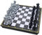 Lexibook - Harry Potter Schachspiele - Magnetisches und faltbares Schachbrett, 32 Figuren, Familienspiel, CGM300HP