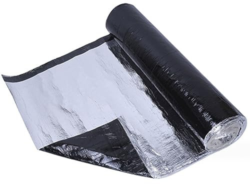 Schuppen Dachpappe Selbstklebend, Gartenhäuser Dachabdichtung Bitumen, Selbstklebende Dachfolie Dachbahn, Dachfolie Aluminium Selbstklebende Folie, für Schuppen, Carports und Mehr (Size : 0.5x1m)