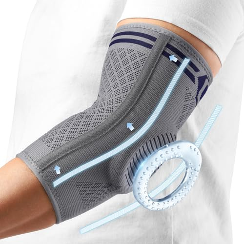 CAMBIVO Elbow Support for Men&Women 2 Pack, Upgraded Tennis Elbow Support Brace Arm Sleeves with Gel Pad and Dual Stabilizers for Tennis, Golfer, Weightlifting, Tendonitis