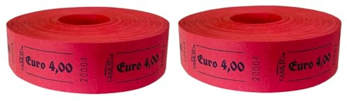 TAMLED Bonrolle 4,00 € 2x 1000 Abrisse perforiert fortlaufend nummeriert