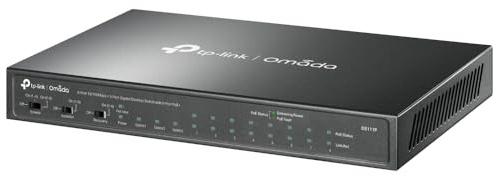TP Link Switch Omada 10 Puertos Gigabit con 8 Puertos PoE