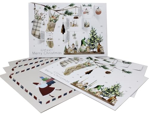 Adventskalender als Weihnachtskarten Set von 3 Achtsamkeits-Adventskalendern zum Verschicken oder Behalten (Achtsamkeit)