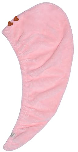 Serviette turban cheveux en éponge bambou dragée- éponge bambou ultra-douce- certifiée OEKO-TEX- absorbante- Innovante et ultra pratique