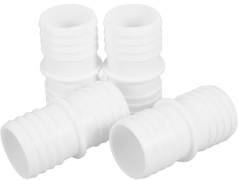SHINEOFI 4pcs Washing Machine Drain Hose Adapter Pipe Connector for Support Structure Extendable Hose Connector Washer Pipe