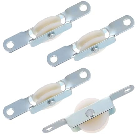 Soporte de polea de cuerda para sombrilla | Polea de rueda de puerta para sombrilla de patio | Accesorios de sombrilla, piezas de repuesto para abrir puerta corredera, pista de piscina al aire libre