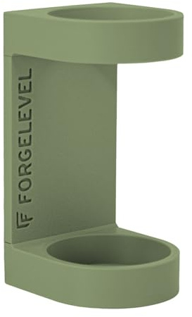 Forgelevel Mutus Schalldämpferhalter – magnetisch, Zellkautschuk-Rücken (bis 7 kg), belüftete vertikale Lagerung, passend mit Cover, Made in Germany, mehrere Größen & Farben