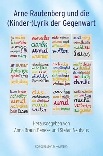 Arne Rautenberg und die (Kinder-)Lyrik der Gegenwart