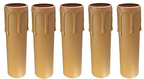 Culot E14 douille ~ Douille de bougie 105 mm plastique beige ~ crème Ø 27/29 mm