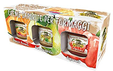 ORTO D'AUTORE Confettura Senapata Tris Oro 3x100 gr, Creme Senapate per Formaggi Made in Italy, Marmellate per Formaggi al Gusto di Pere, Arance e Peperoni da Ortaggi Italiani, Ideale anche per Carni