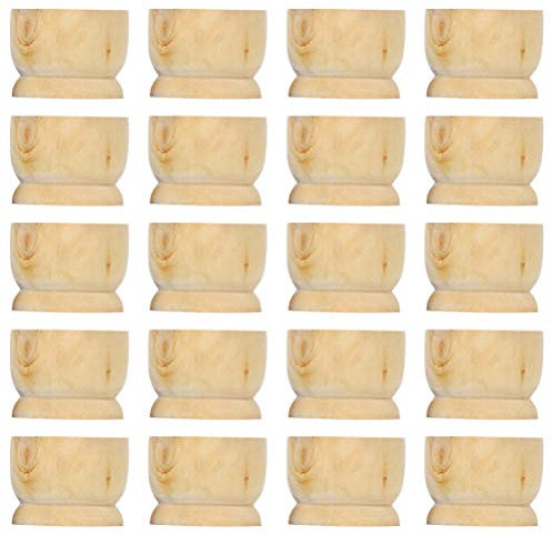 20 Piezas Bandeja De Soporte Para Almacenamiento De Huevera Antigua Soporte Para De Desayuno Porta De Pascua Copa De Coctel De Madera Antiguo Niño Taza