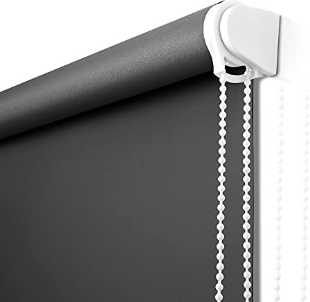 NUTRO CHILL Window Roller Blinds and Shades, Thermal Insulated Window Blinds Easy to Install Blackout Roller Blinds with Chain Cord for Living Room