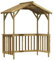 vidaXL Capanno per Barbecue 163,5x93x210 cm in Pino Impregnato