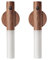 LANDGOO Bewegungsmelder, Nachtlichter, Magnet, Körpersensor, Flur, wiederaufladbar, LED-Licht, tragbar, Treppenhaus, Holzwandleuchte, batteriebetrieben, Schranklichter (Walnussholz, 2 Stück)