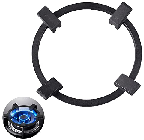 Eterspr Wok Pan Supporto, ghisa wok anello, Wok Anello per fornello a gas, per Fornello Ghisa Antiscivolo per Bruciatori Gas Forniture Cucina Accessori Strumento