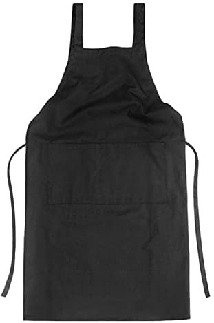 Carpenters Apron,Workshop Tool Apron, Heavy Duty Waxed Canvas Work Apron Welding Apron, Work Apron (Color : Black, Size : XL)